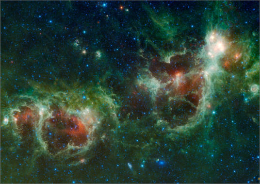 Heart and Soul Nebulae