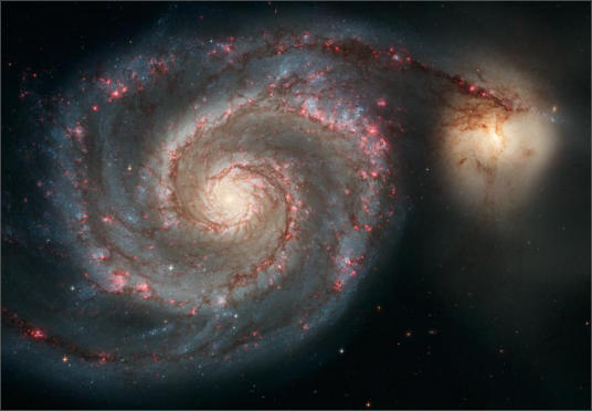 Whirlpool Galaxy (M51) and Companion Galaxy